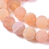 Natural Weathered Agate Beads Strands G-L534-07-10mm-3