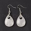 Natutal Quartz Crystal Dangle Earrings EJEW-F343-A08-2