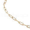 304 Stainless Steel Paperclip Chains Bracelet for Women X-BJEW-JB08325-4
