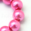 Baking Painted Glass Pearl Round Bead Strands X-HY-Q003-10mm-54-3