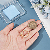 Beebeecraft 1Pc Adjustable Sterling Silver Finger Ring Components STER-BBC0006-95G-3