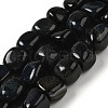 Natural Blue Tiger Eye(Dyed & Heated) Beads Strands G-B078-D07-02-1