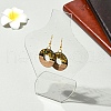 4Pcs 2 Styles Acrylic Earring Display Frame EDIS-YW0001-07-6