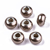 Imitation Pearl Style Resin European Beads RPDL-T003-001B-1