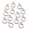 Non-Tarnish 304 Stainless Steel Pendants STAS-F267-10O-P-1