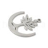 304 Stainless Steel Pendants STAS-V016-21P-2