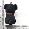 Cute Opaque Resin Pendants CRES-D310-02C-3