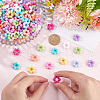 SOFPLATE 200Pcs Opaque Acrylic Bead Frames TACR-SP0001-17-3