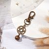 Brass Bell Pendant Decoration HJEW-JM02280-2