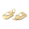 Rack Plating Brass Pendants with Jump Ring X-KK-F852-20G-2