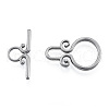 304 Stainless Steel Toggle Clasps STAS-N092-182-1