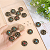 Gorgecraft 16 Sets 4 Colors Alloy Buttons FIND-GF0006-23-3