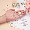 Craftdady 64Pcs 8 Styles 304 Stainless Steel Linking Ring STAS-CD0001-19-5