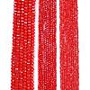 Electroplate Glass Beads Strands EGLA-A044-P1mm-A22-2