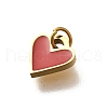 304 Stainless Steel Enamel Charms STAS-R153-05G-01-2