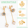 Unicraftale 20Pcs 304 Stainless Steel Stud Earring Findings STAS-UN0058-18-5