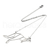 201 Stainless Steel Pendant Necklaces NJEW-T009-JN031-1-40-2