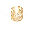 Hollow Out Musical Note Alloy Cuff Bangles & Cuff Rings Sets FS-WG438C8-01-5