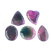 Natural Fire Agate Pendants G-T125-13-1