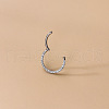 G23 Stainless Steel Micro Pave Clear Cubic Zirconia Cartilage Earrings WG72C09-04-2