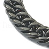 304 Stainless Steel Curb Chain Bracelets STAS-B020-08EB-2