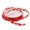 20 Yards Malan Flower and Butterfly Polyester Lace Trim OCOR-TAC0016-18E-8