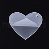 Transparent Acrylic Big Pendants TACR-S137-02-2