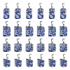 Unicraftale 24Pcs Natural Blue Spot Jasper Pendants G-UN0001-16A-1