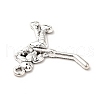 Tibetan Style Alloy Pendants PALLOY-M198-09AS-3