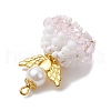 Handmade Seed Beads Pendants PALLOY-MZ00402-05-4