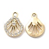 UV Plating Alloy Pendants ALRI-M020-22G-1
