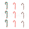 60Pcs 3 Colors Christmas Theme Handmade Polymer Clay Cabochons CLAY-CJ0001-31-6