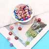 27Pcs 27 Style Acrylic & Resin & Polymer Clay Rhinestone European Beads FPDL-S015-05D-4