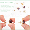 Unicraftale Flat Round 304 Stainless Steel Stud Earring Settings STAS-UN0060-74C-G-5
