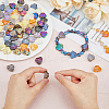SUPERFINDINGS 100Pcs 10 Colors Electroplate Glass Beads Strands GLAA-FH0001-78-6