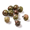 Natural Unakite Pendants G-B041-01P-11-1