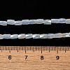 Electroplate Glass Beads Strands GLAA-P068-AB06-4