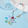 Star Glass Beaded Pendants Decorations HJEW-JM01273-2