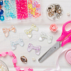GOMAKERER 96Pcs 8 Colors Transparent AB Color Acrylic Beads TACR-GO0001-02-6