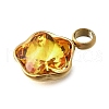 304 Stainless Steel Pendants STAS-Q346-02G-07-3