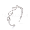 Non-Tarnish 304 Stainless Steel Ring Wrap Open Cuff Ring for Women RJEW-H107-01P-3