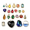 Glass Rhinestone Pendants GLAA-XCP0001-18-1