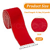 10 Yards Single Face Velvet Ribbon OCOR-WH0092-39B-2