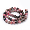 Natural Rhodonite Beads Strands G-Q462-108-4mm-2