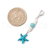 Shell Pendant Decorations HJEW-JM03373-02-3