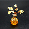 Mother's Day Natural Citrine Chips Tree Decorations PW-WG47813-03-1