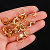316L Surgical Stainless Steel Cubic Zirconia Hoop Nose Ring with Charms WG5066F-06-2