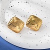 304 Stainless Steel Stud Earrings for Women EJEW-K306-01G-3