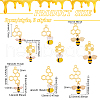 Alloy Enamel Pendants PALLOY-PH01620-2