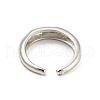 3Pcs Alloy Open Cuff Rings Kit for Women RJEW-K260-06P-5